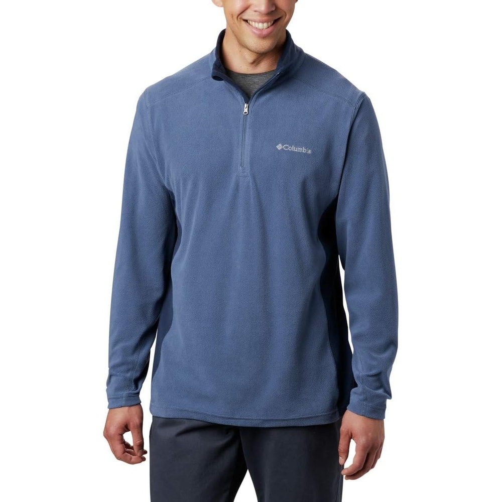 image:imageColumbia Klamath Range II Half Zip Fleece Pullover fr HerrenDark MountainCollegiate Navy