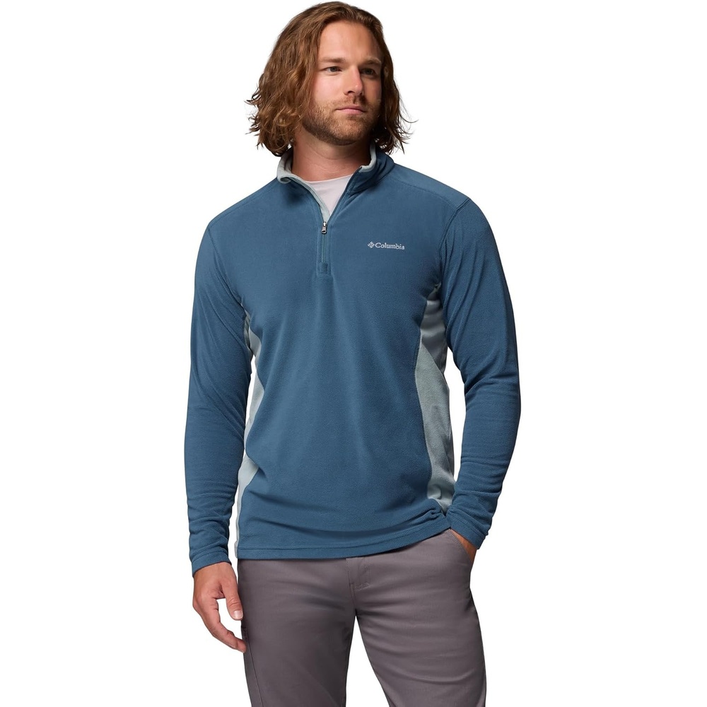 image:imageColumbia Klamath Range II Half Zip Fleece Pullover fr HerrenEverblueCrushed Blue