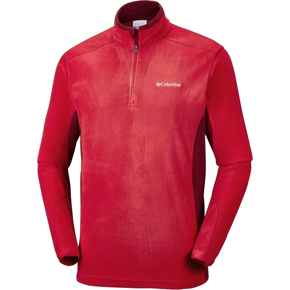 image:imageColumbia Klamath Range II Half Zip Fleece Pullover fr HerrenRed Spark  Red Element