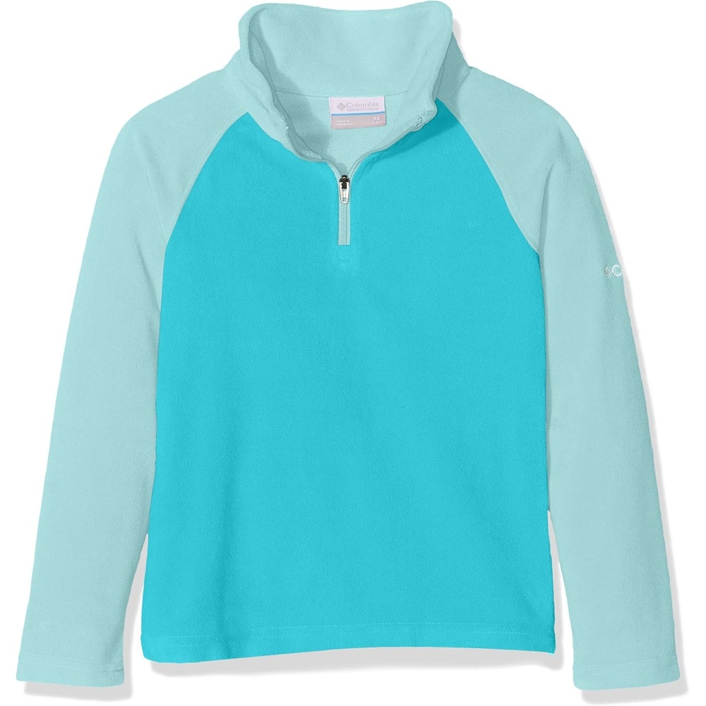 image:imageColumbia Mdchen Glacial Fleecepullover mit Halbhohem Reiverschluss Fleece PulloverGeyser Spray