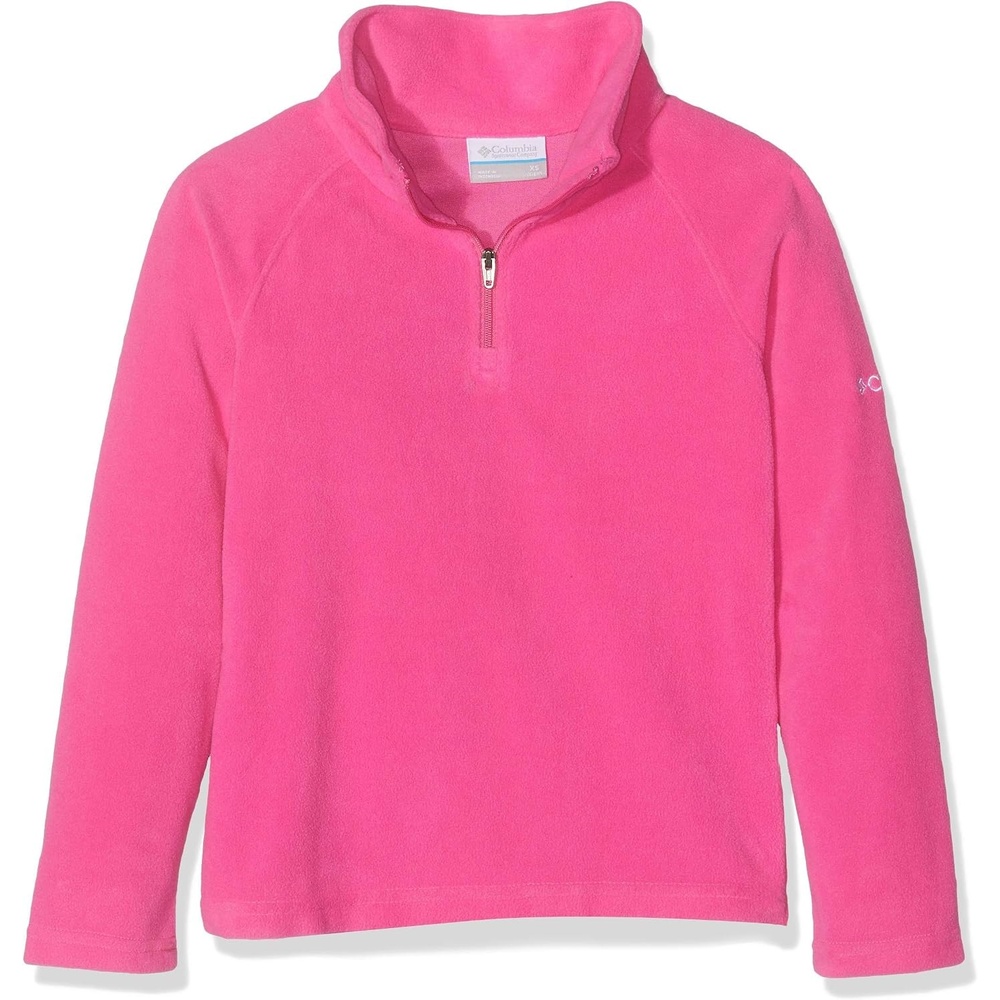 image:imageColumbia Mdchen Glacial Fleecepullover mit Halbhohem Reiverschluss Fleece PulloverPink Ice