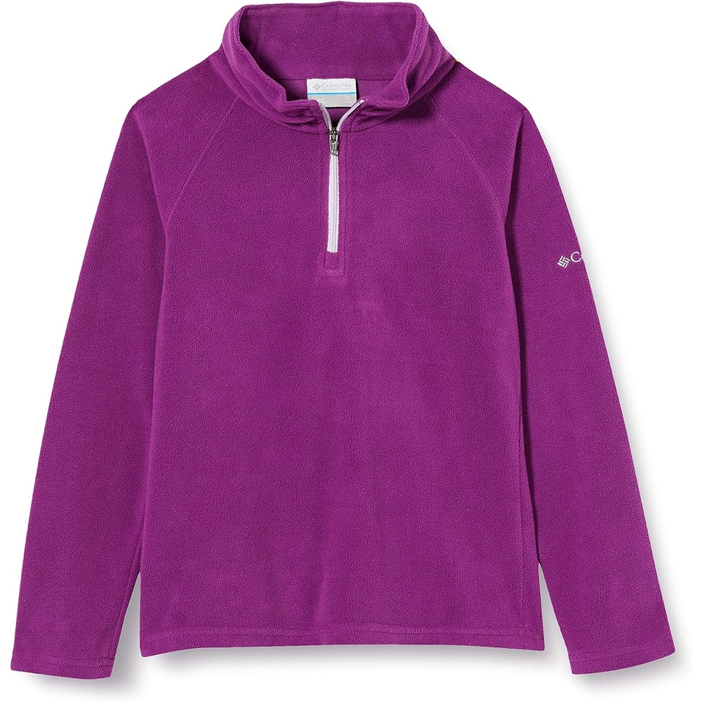 image:imageColumbia Mdchen Glacial Fleecepullover mit Halbhohem Reiverschluss Fleece PulloverPlum