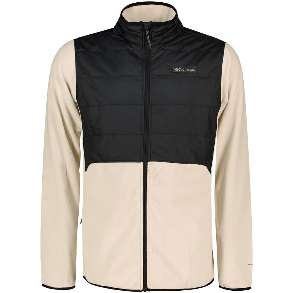 image:imageColumbia Mens Basin Butte Fleece Full Zip Full Zip Fleece Jacket Black Size LDark Stone Black