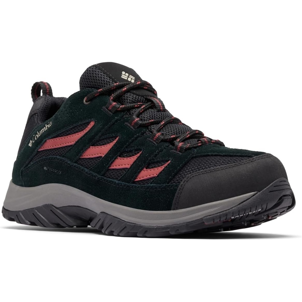 image:imageColumbia Mens Crestwood Waterproof Low Rise Trekking and Hiking ShoesBlack Spice