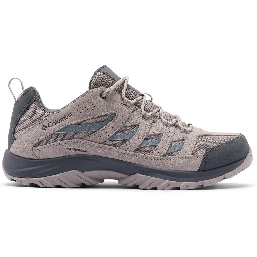 image:imageColumbia Mens Crestwood Waterproof Low Rise Trekking and Hiking ShoesDove Cinder Grey