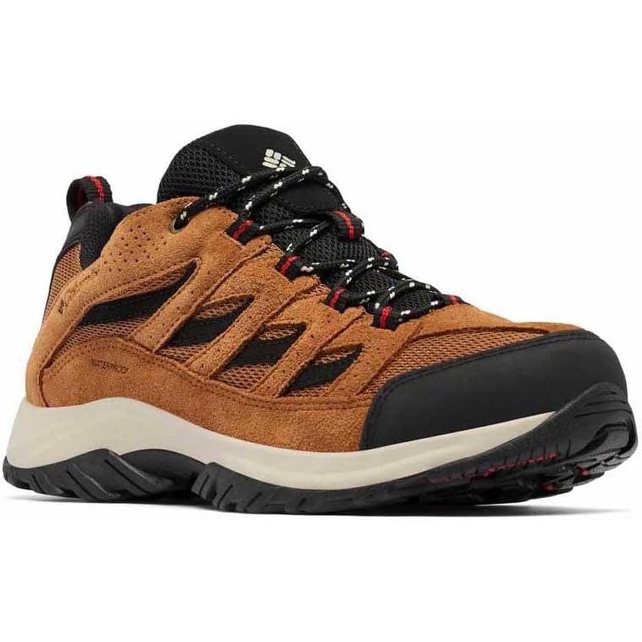 image:imageColumbia Mens Crestwood Waterproof Low Rise Trekking and Hiking ShoesElk Black