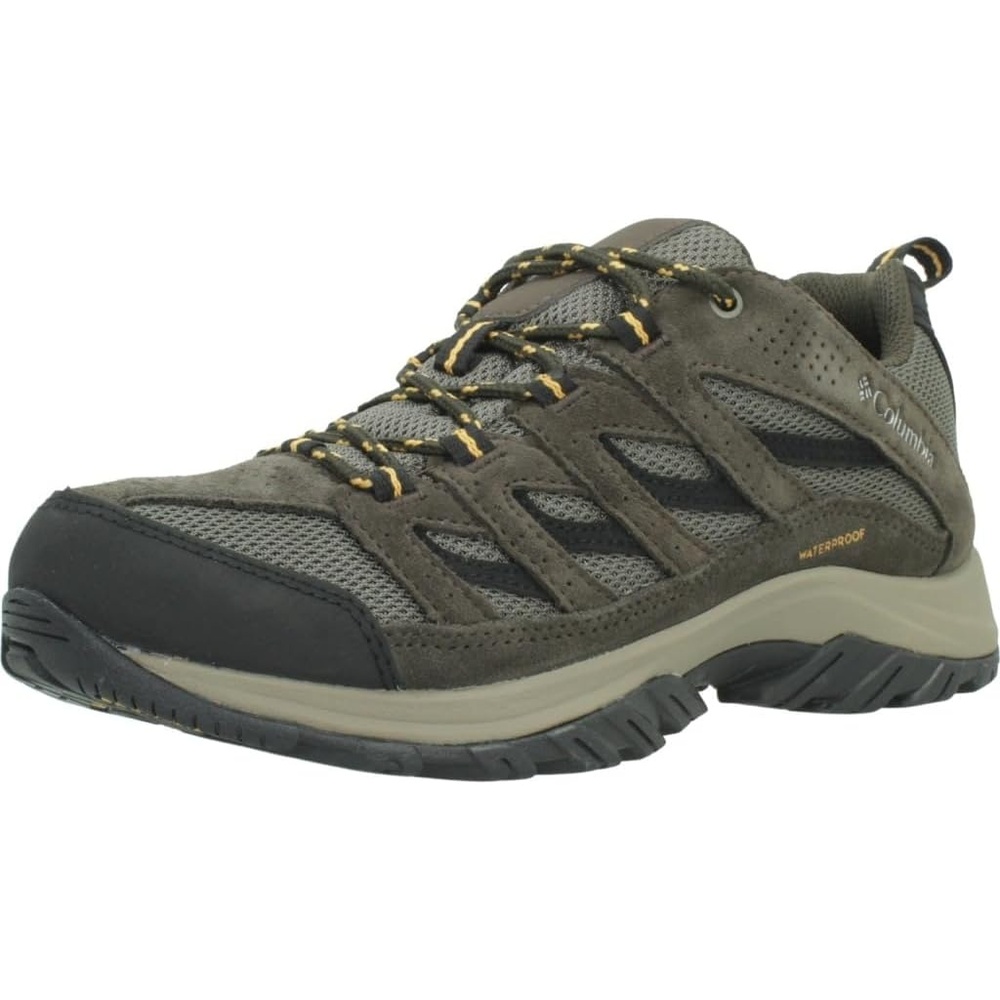 image:imageColumbia Mens Crestwood Waterproof Low Rise Trekking and Hiking ShoesMud Squash