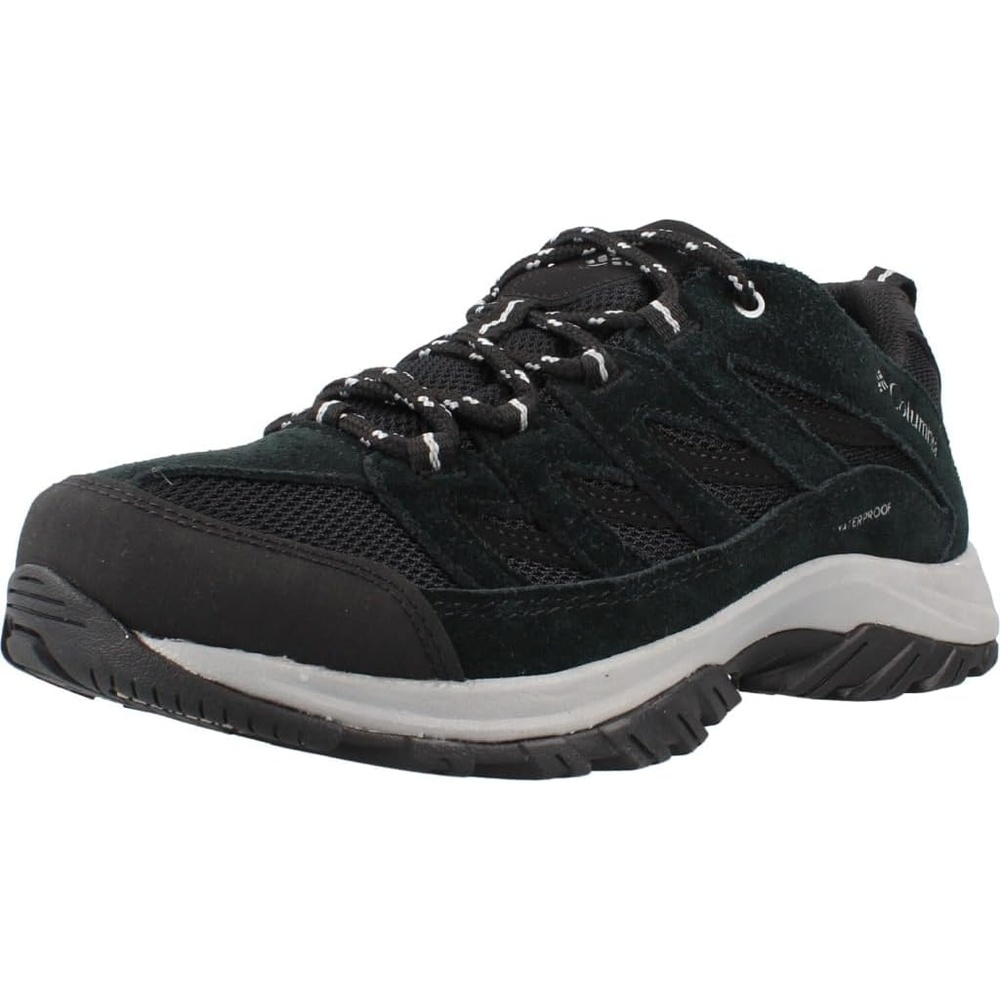 image:imageColumbia Mens Crestwood Waterproof Low Rise Trekking and Hiking ShoesSchwarz Columbia Grau