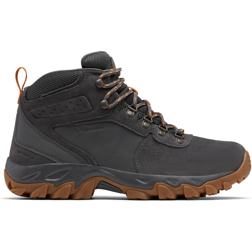 image:imageColumbia Mens Newton Ridge Plus II Suede Waterproof Hiking BootDark Grey Gold Amber