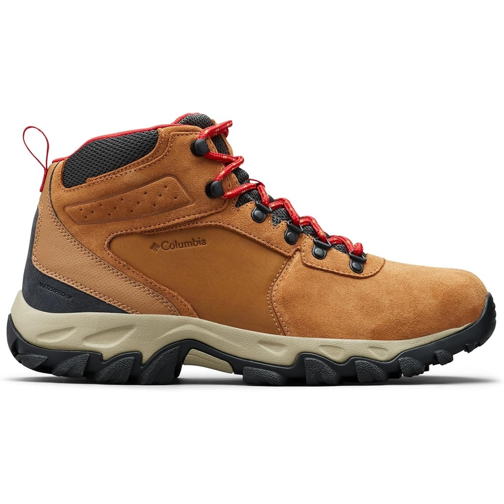 image:imageColumbia Mens Newton Ridge Plus II Suede Waterproof Hiking BootElk Mountain Red 288