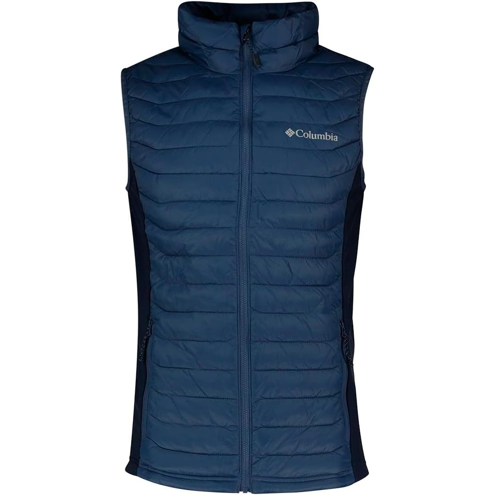 image:imageColumbia POWDER PASS HYBRID VESTDark MountainCollegiate Navy