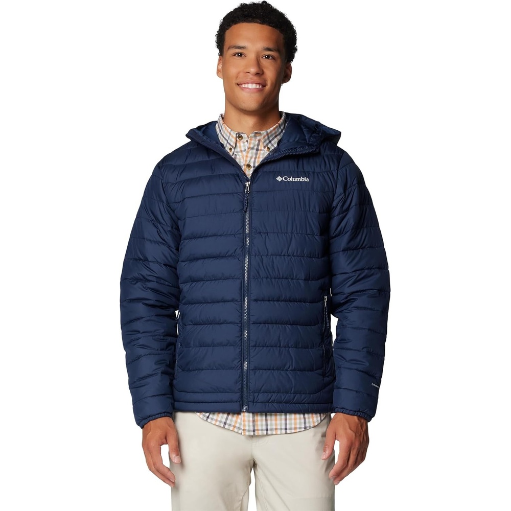 image:imageColumbia Powder Lite II Hooded Jacket Steppjacke mit Kapuze fr HerrenCollegiate Navy