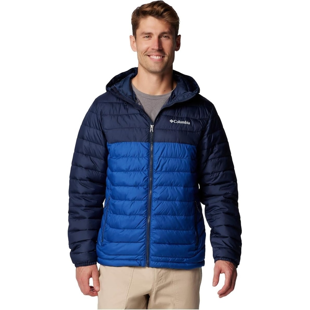 image:imageColumbia Powder Lite II Hooded Jacket Steppjacke mit Kapuze fr HerrenSonnensteinHai
