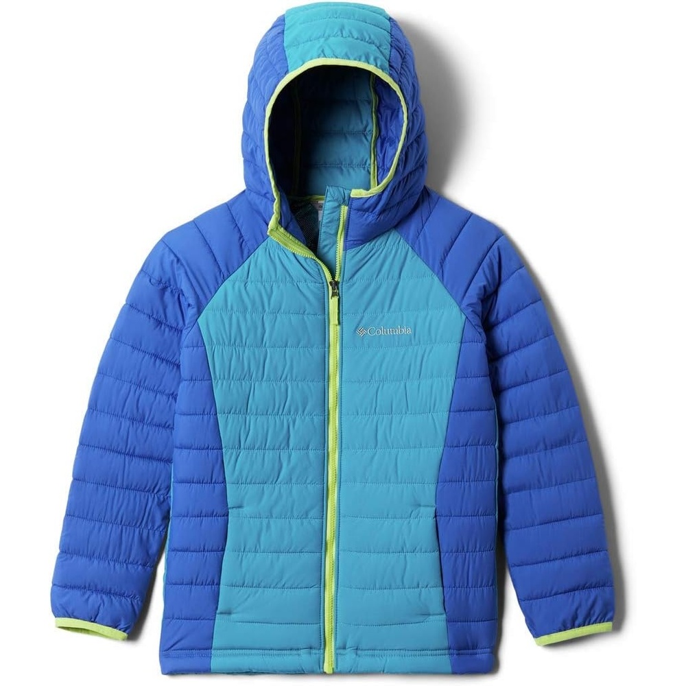 image:imageColumbia Powder Lite II Hooded Jacket Steppjacke mit Kapuze fr MdchenLapis BlueFjord Blue