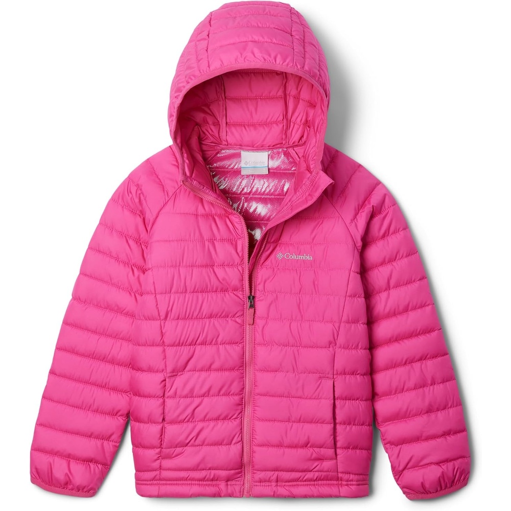 image:imageColumbia Powder Lite II Hooded Jacket Steppjacke mit Kapuze fr MdchenPink Ice