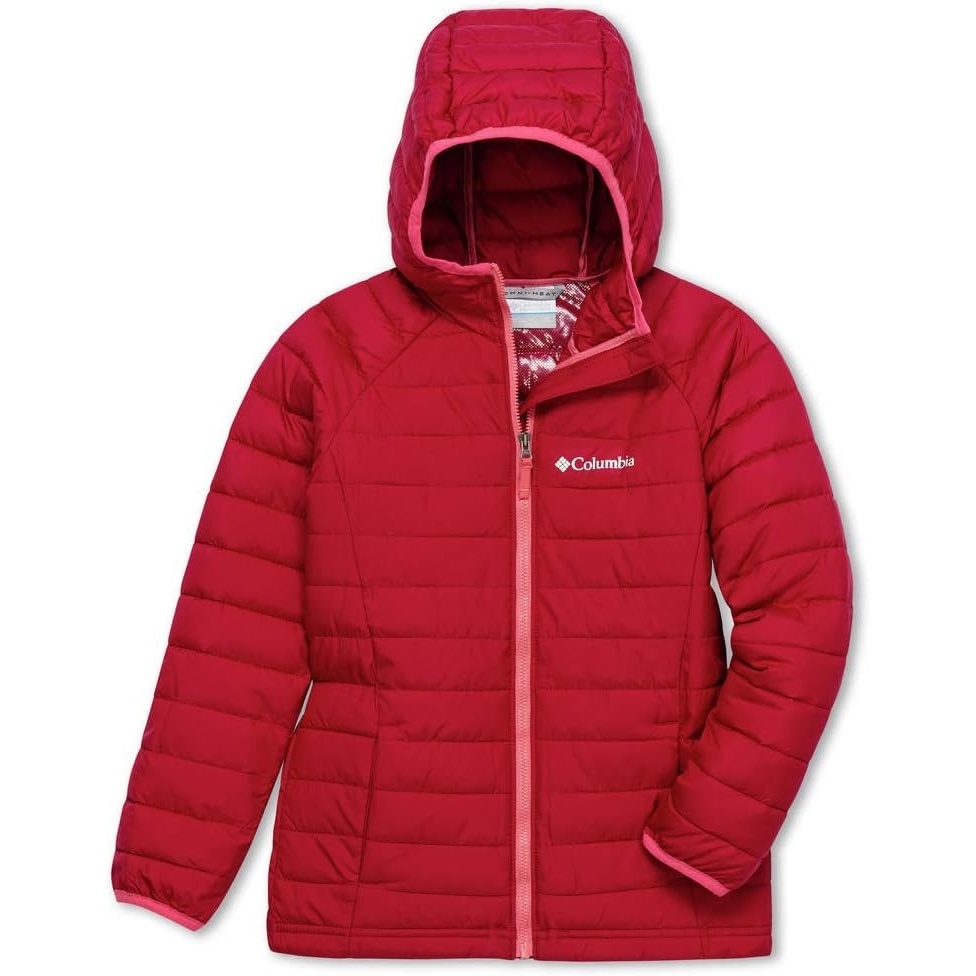 image:imageColumbia Powder Lite II Hooded Jacket Steppjacke mit Kapuze fr MdchenPomegranate