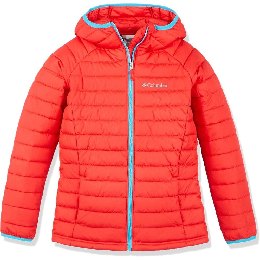 image:imageColumbia Powder Lite II Hooded Jacket Steppjacke mit Kapuze fr MdchenRed Camellia