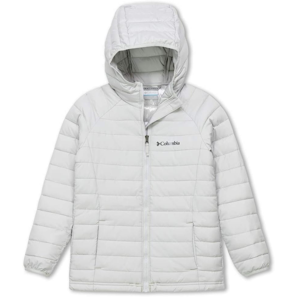 image:imageColumbia Powder Lite II Hooded Jacket Steppjacke mit Kapuze fr MdchenSilver Grey