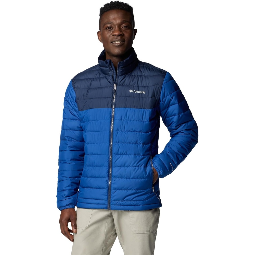 image:imageColumbia Powder Lite II Jacket Steppjacke fr HerrenMountain BlueCollegiate Navy