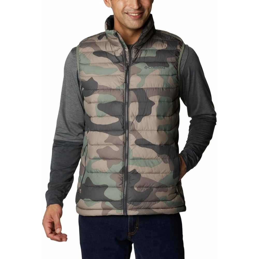 image:imageColumbia Powder Lite II Vest Steppweste fr HerrenCamouflageDruck Cypress Mod