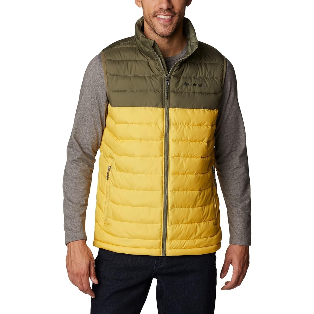 image:imageColumbia Powder Lite II Vest Steppweste fr HerrenGolden NuggetStone Green