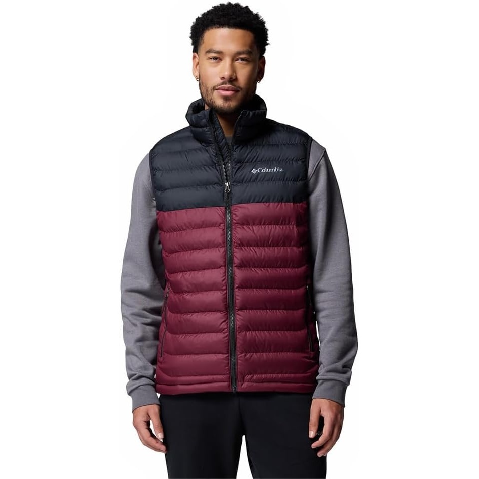 image:imageColumbia Powder Lite II Vest Steppweste fr HerrenRich Wine Schwarz
