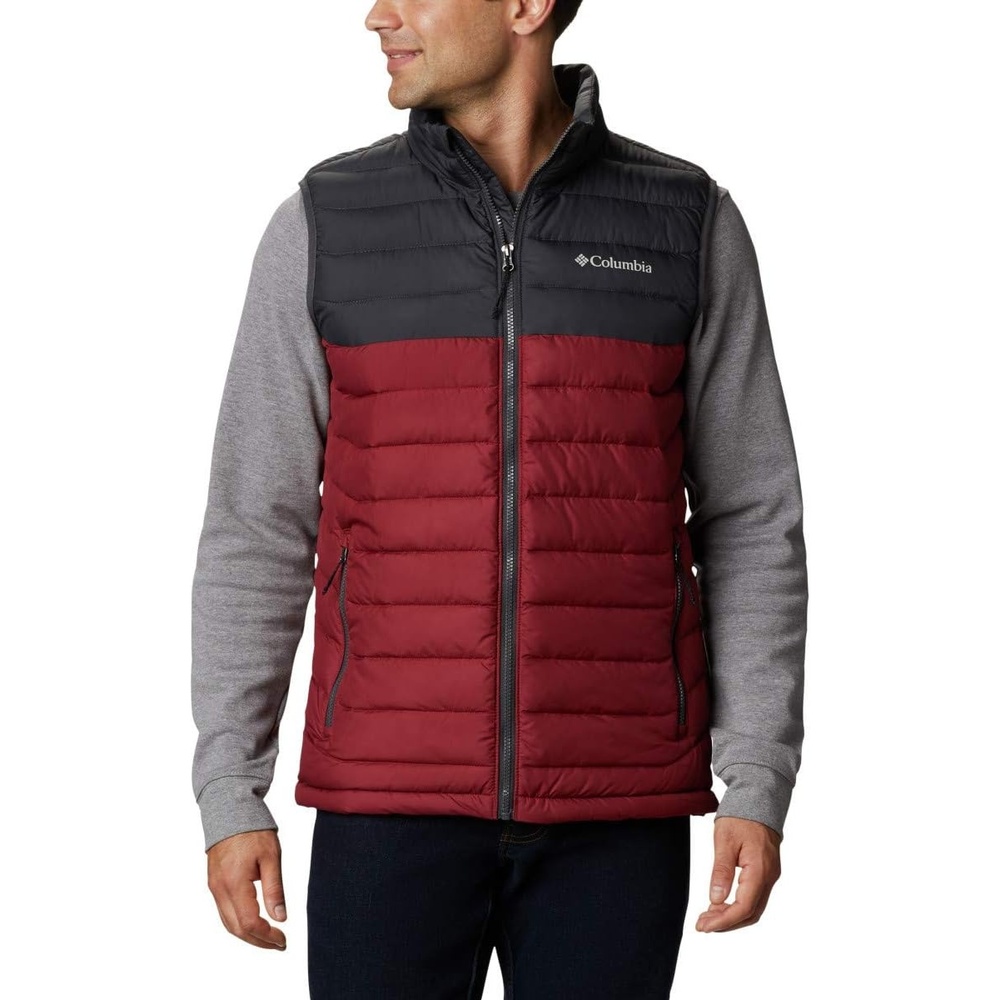 image:imageColumbia Powder Lite II Vest Steppweste fr HerrenRoter Jaspis  Hai
