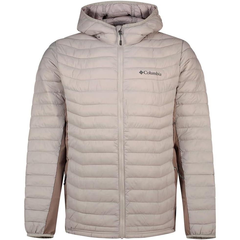 image:imageColumbia Powder Pass Hybrid Hooded Jacket Steppjacke mit Kapuze fr HerrenFlint GreyIron