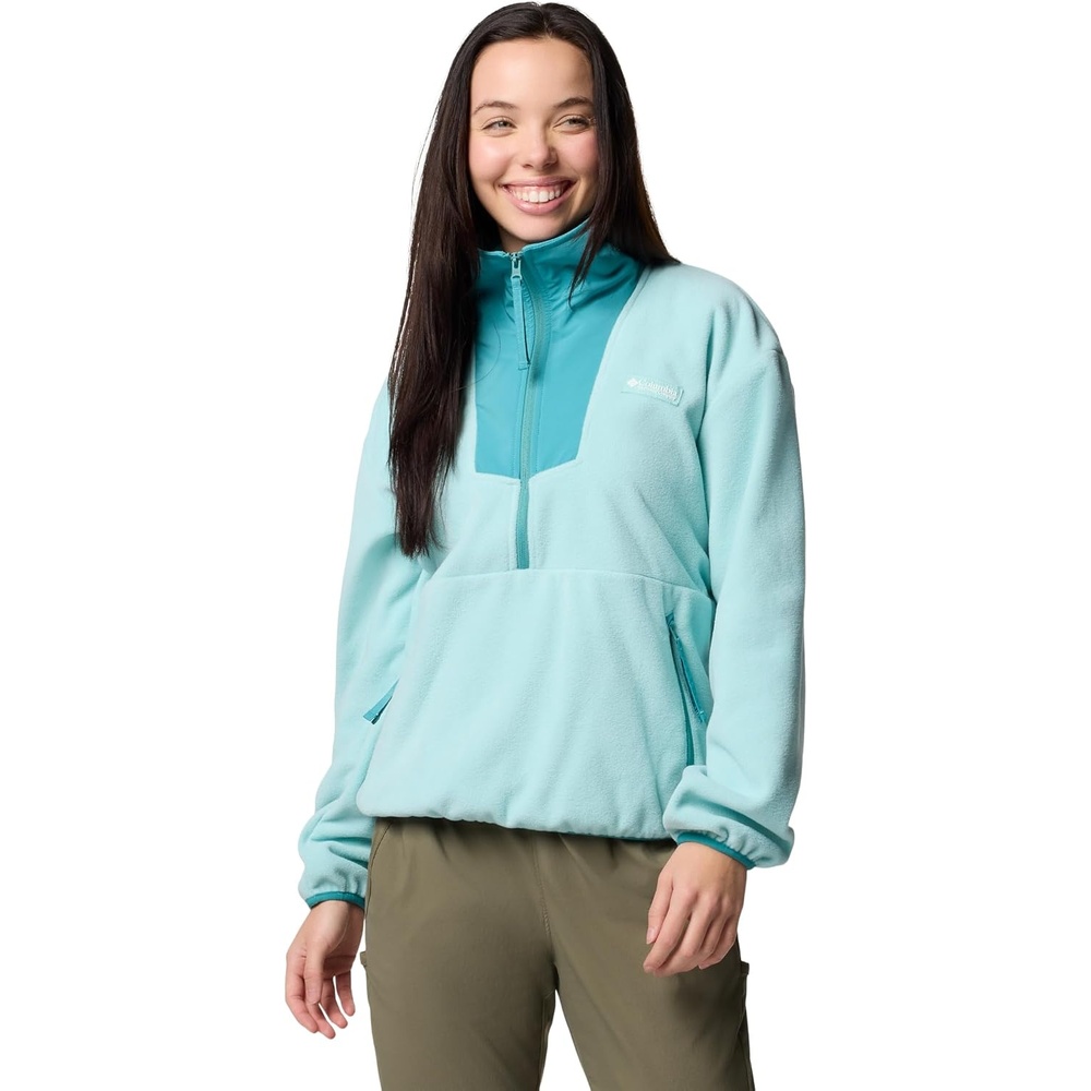 image:imageColumbia Sequoia Grove 12 Zip Fleece Fleece Pullover fr DamenSprayTeal
