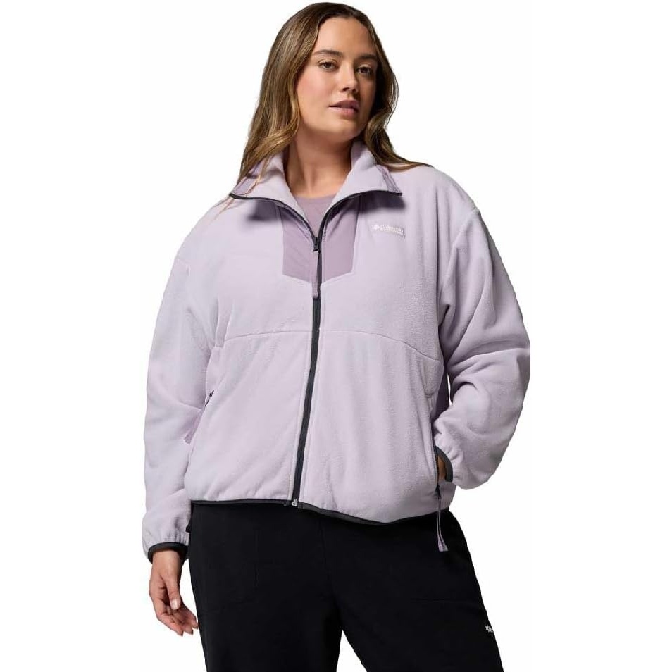 image:imageColumbia Sequoia Grove Full Zip Fleece Fleecejacke mit durchgehendem Reiverschluss fr DamenLavender Pearl Shale Purple