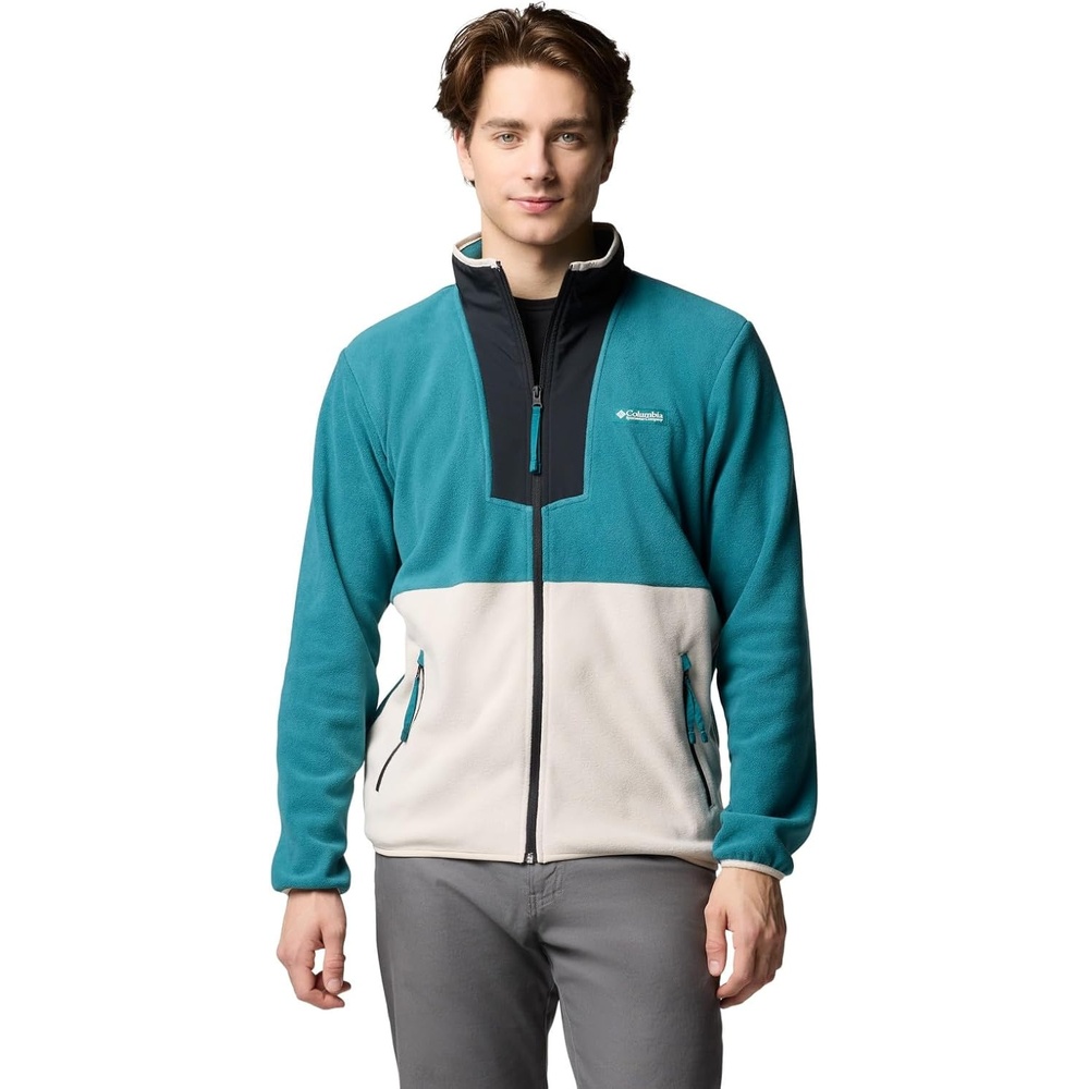 image:imageColumbia Sequoia Grove Full Zip Fleece Fleecejacke mit durchgehendem Reiverschluss fr HerrenRiver BlueDark StoneBlack