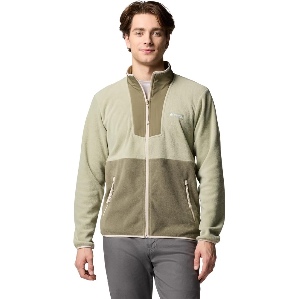 image:imageColumbia Sequoia Grove Full Zip Fleece Fleecejacke mit durchgehendem Reiverschluss fr HerrenSafariSteingrn