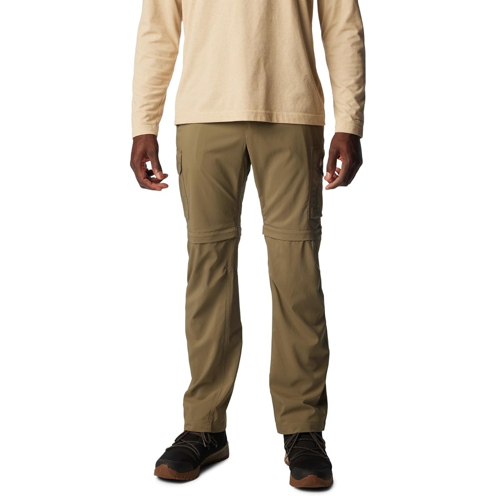 image:imageColumbia Silver Ridge Utility Convertible Pant Wanderhose Zip Off fr HerrenStone Green