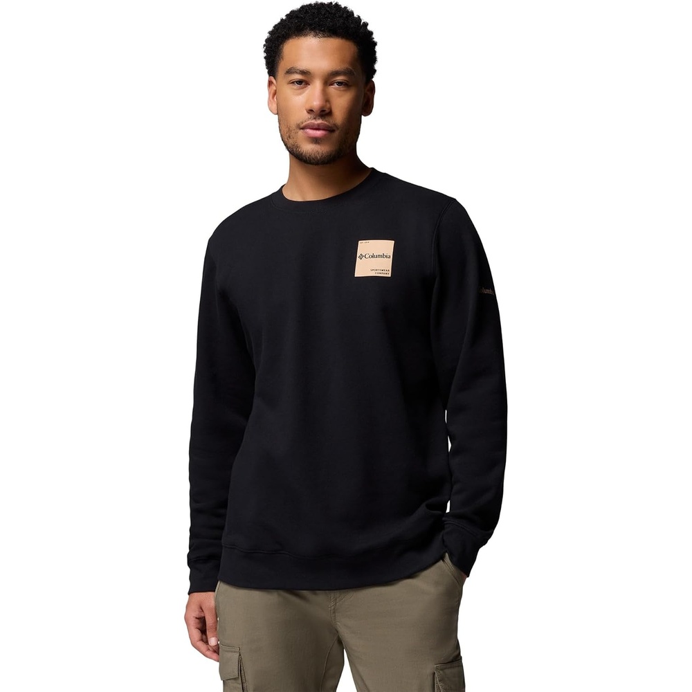 image:imageColumbia Trek Crew Sweatshirt fr HerrenBlackBoxy Brand 007