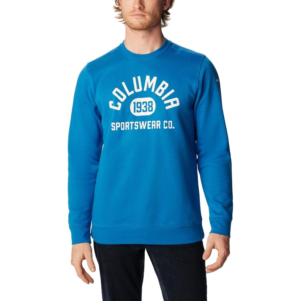 image:imageColumbia Trek Crew Sweatshirt fr HerrenBright Indigo  College Life Grafik