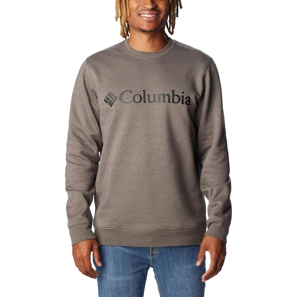 image:imageColumbia Trek Crew Sweatshirt fr HerrenCharcoal Heather Csc Markenlogo