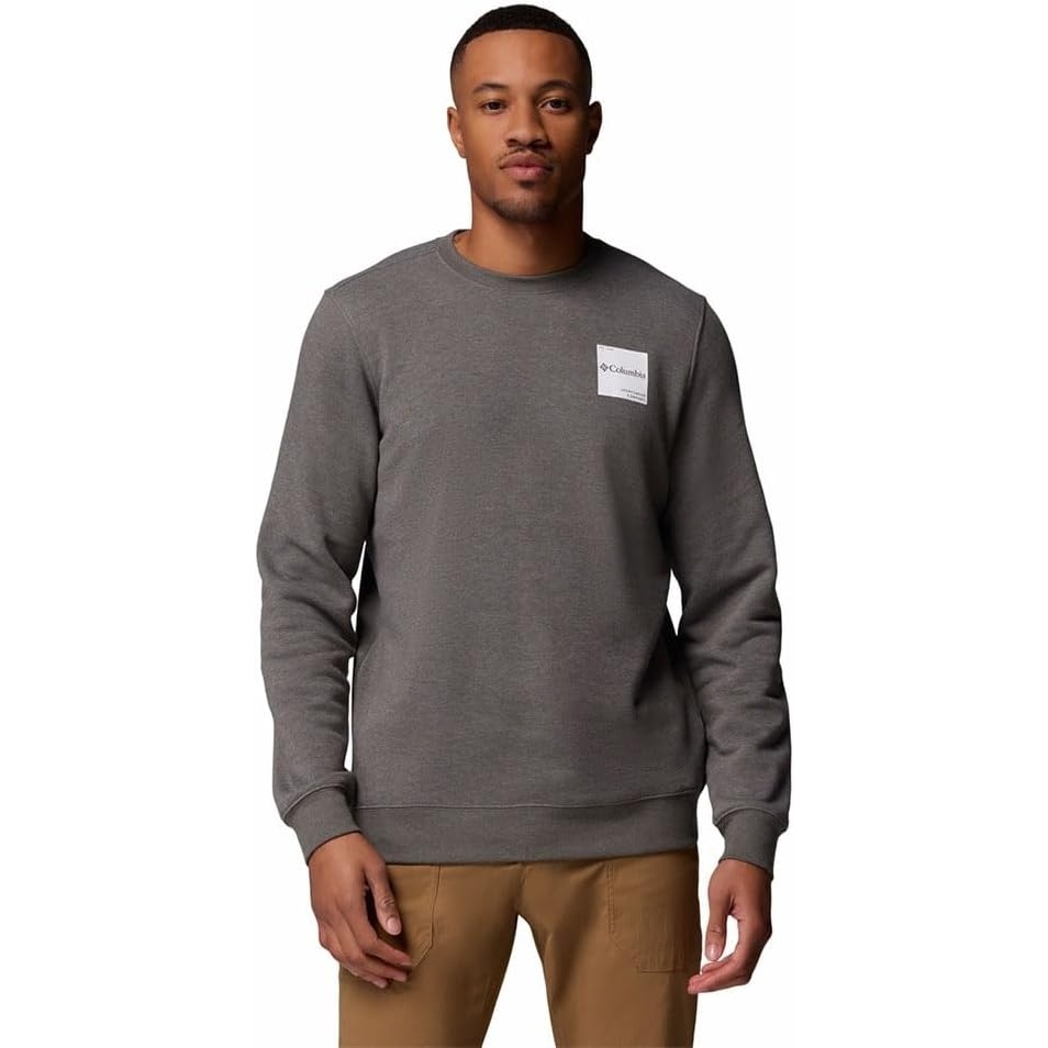 image:imageColumbia Trek Crew Sweatshirt fr HerrenCharcoal HeatherBoxy Brand
