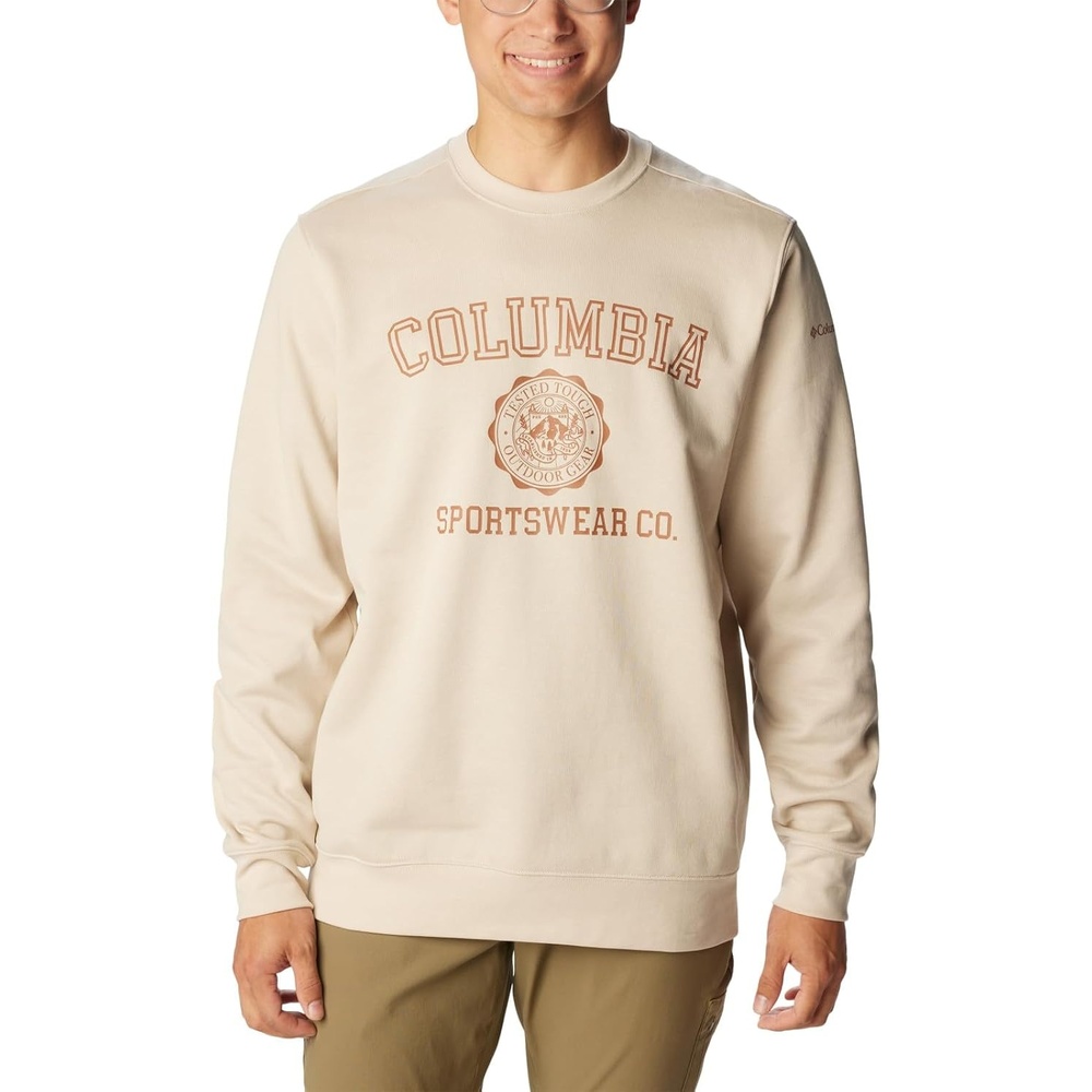 image:imageColumbia Trek Crew Sweatshirt fr HerrenDark StoneCsc Emblem