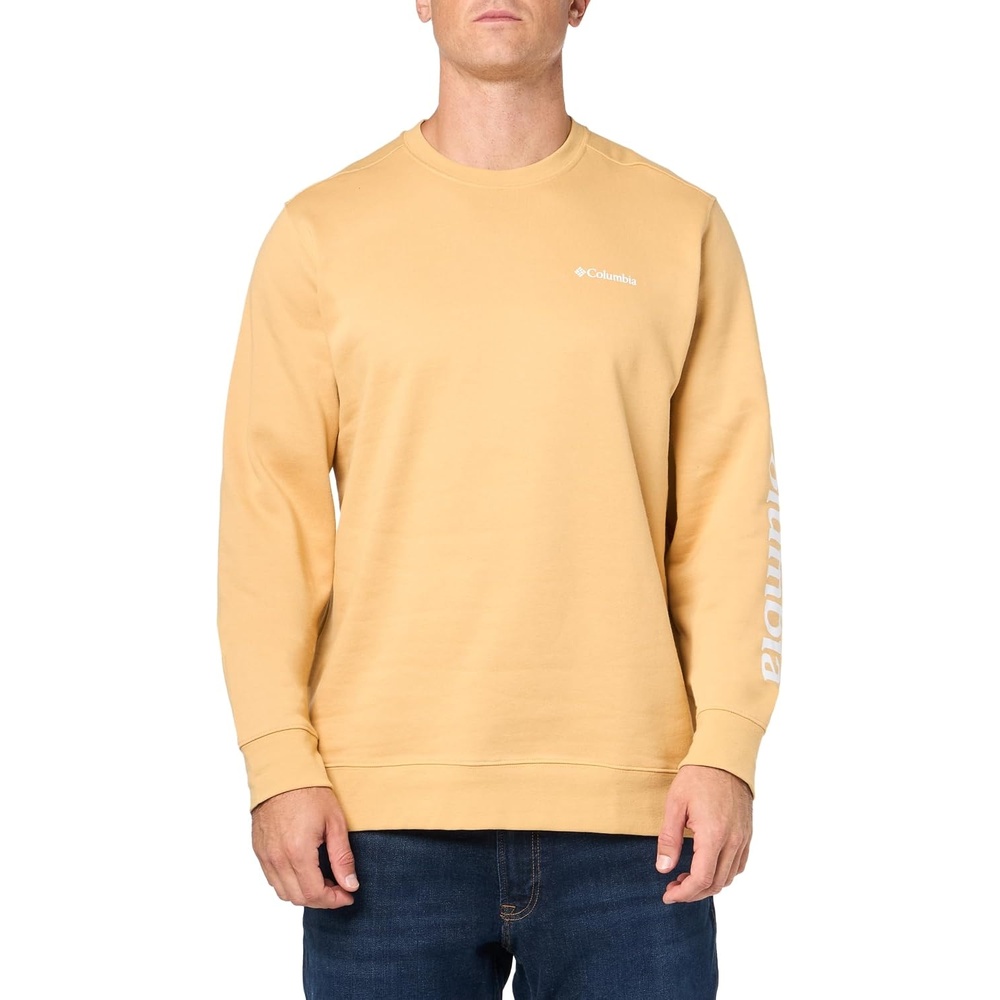 image:imageColumbia Trek Crew Sweatshirt fr HerrenHelles KamelCscrmellogo