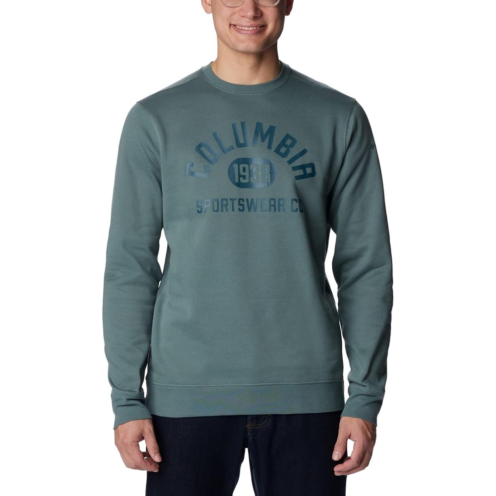 image:imageColumbia Trek Crew Sweatshirt fr HerrenMetall College Life Grafik