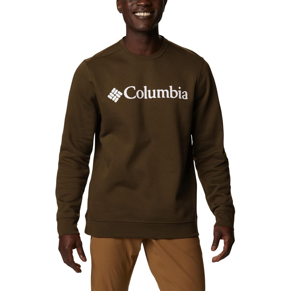 image:imageColumbia Trek Crew Sweatshirt fr HerrenOlivgrnCsclogo