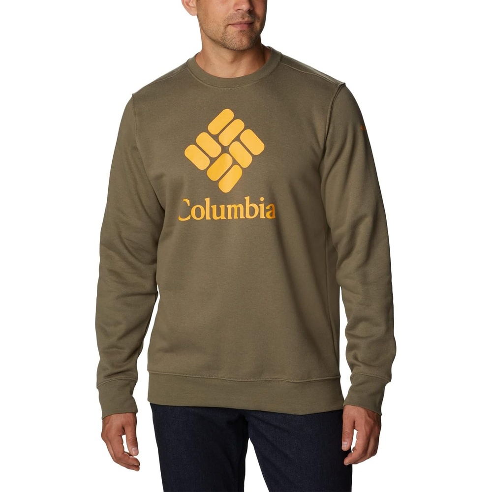 image:imageColumbia Trek Crew Sweatshirt fr HerrenSteingrnCcsclogo