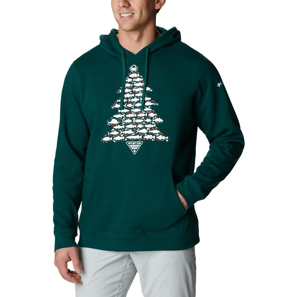 image:imageColumbia Trek Hoodie Hoodie fr HerrenDark Ivy Fish Tree Grafik