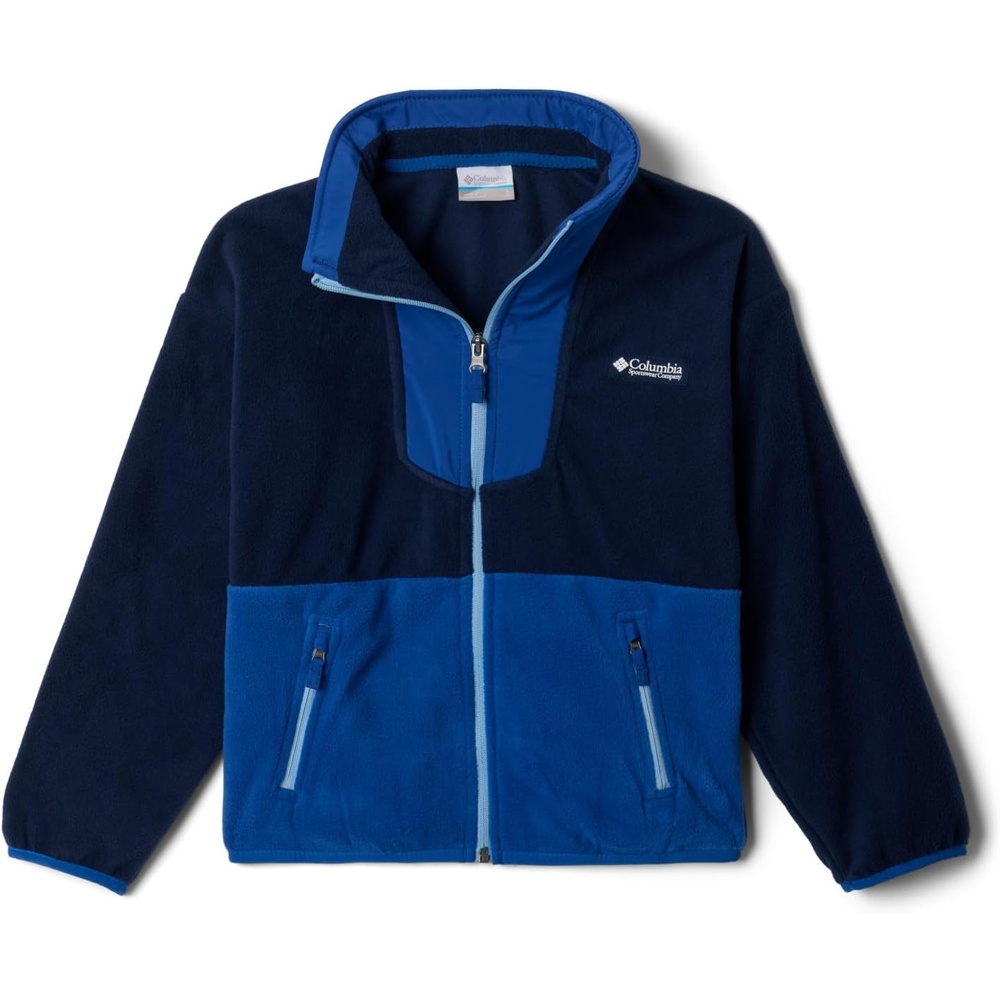 image:imageColumbia Unisex Kinder Sequoia Grove Full Zip Fleece Fleecejacke mit durchgehendem ReiverschlussCollegiate NavyMountain Blue