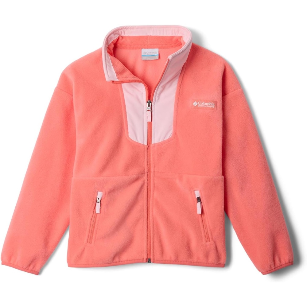 image:imageColumbia Unisex Kinder Sequoia Grove Full Zip Fleece Fleecejacke mit durchgehendem ReiverschlussHot CoralSatin Pink