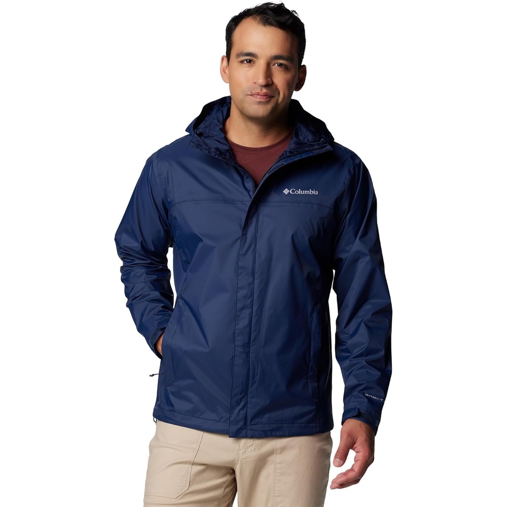 image:imageColumbia Watertight II Jacket Wasserdichte Regenjacke fr HerrenCollegiate Navy