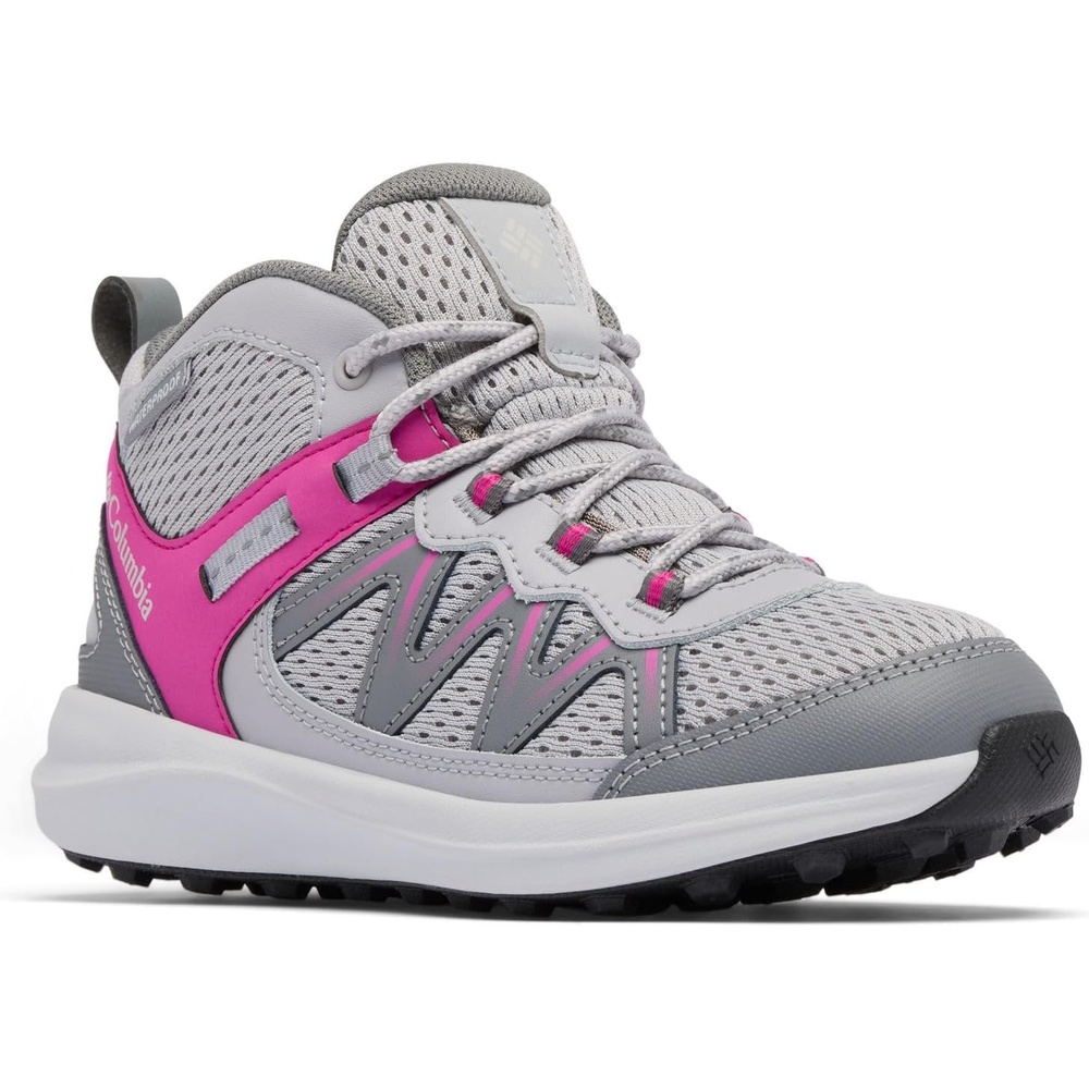 image:imageColumbia Youth Peakfreak Rush Mid Waterproof Trekking Und Wanderstiefel fr Unisex KinderTitanium Grey Steel Wild Fuchsia