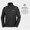 Columbia Ascender Softshell Jacket, Softshelljacke für Herren(Black – 007)
