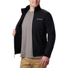 Columbia Ascender Softshell Jacket, Softshelljacke für Herren(Schwarz)