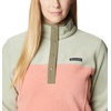 Columbia Benton Springs 1/2 Snap Pull Over II, Fleece Pullover für Damen(Angeln/Safari/Stone Green)